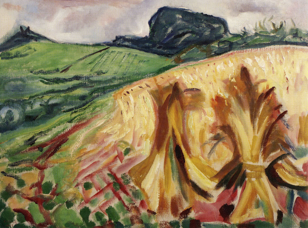 Edvard Munch - Corn Field